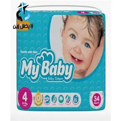 پوشک سایز 4 اکو مای بی بی 34 عMB84جدید