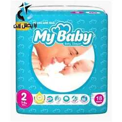 پوشک سایز 2 اکو مای بی بی 44 ع MB82 جدید