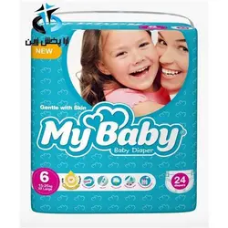 پوشک سایز 6 اکو مای بیبی 24 عMB86اقتصادی