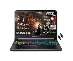 لپ تاپ گیمینگ 15.6 اینچی ایسر ACER GAMING PREDATOR HELIOS 300 پردازنده i7-11800H رم 16GB DDR4 حافظه داخلی 512GB SSD و شش گیگ RTX 3060