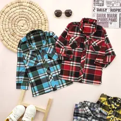 پیراهن پسرانه چهارخونه صدرا