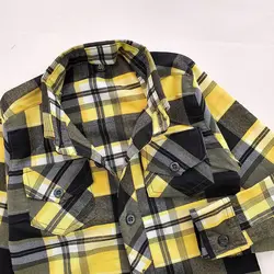 پیراهن پسرانه چهارخونه صدرا