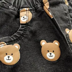 شلوار جین تدی چاپی