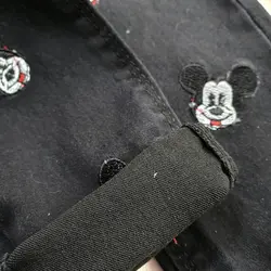 شلوار جین مشکی میکی موس