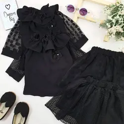 شومیز دامن مشکی سیما