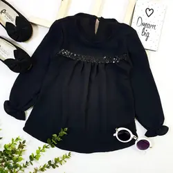 شومیز مشکی نوار پولکی