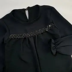 شومیز مشکی نوار پولکی