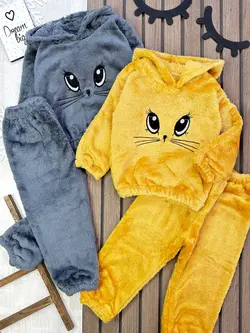 هودی شلوار پولیشی گربه