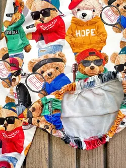 بلوز شلوار تدی و ورزش