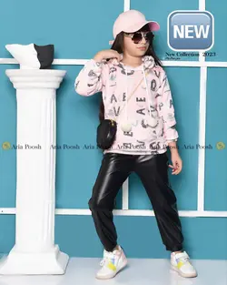 هودی شلوار کیف دار پیشی و تدی