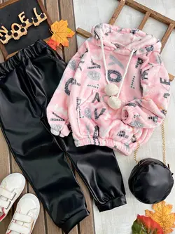 هودی شلوار کیف دار پیشی و تدی