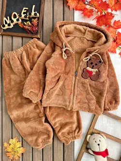 سویشرت شلوار تدی پولکی