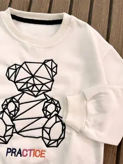 بلوز تک خرس گلدوزی