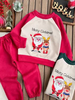 بلوز شلوار بابانوئل کریسمس