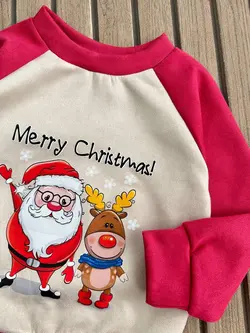 بلوز شلوار بابانوئل کریسمس