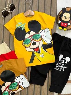 تیشرت شلوارک میکی خوش تیپ