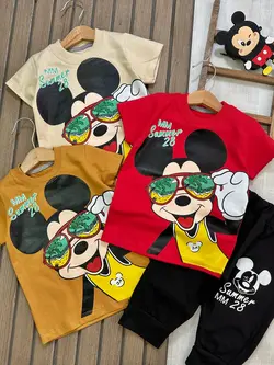 تیشرت شلوارک میکی خوش تیپ