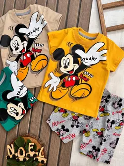 تیشرت شلوارک میکی شیطون