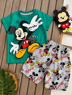 تیشرت شلوارک میکی شیطون