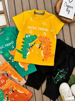 تیشرت شلوارک کروکدیل گیتاریست