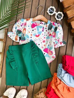 کراپ شلوارک فرشته کوچولو