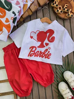 کراپ شلوارک باربی