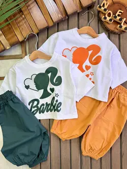 کراپ شلوارک باربی