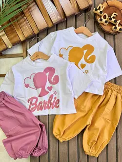 کراپ شلوارک باربی