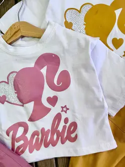 کراپ شلوارک باربی