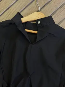 شومیز مشکی حلقه پرک