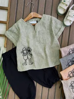 تیشرت شلوارک بره ناقلا