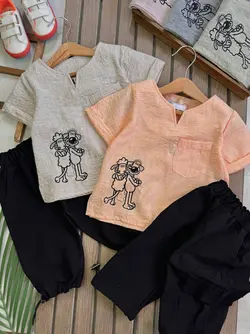 تیشرت شلوارک بره ناقلا