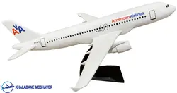 ماکت هواپیما ایرباس A320 هواپیمایی امریکن ایرلاینز 45 سانتی