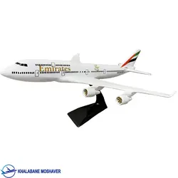 ماکت هواپیما ایرباس A320 هواپیمایی امارات 45 سانتی