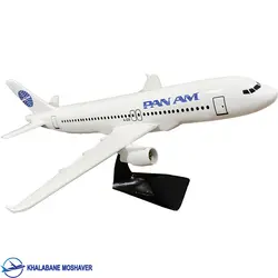ماکت هواپیما ایرباس A320 هواپیمایی Pan Am سایز 45 سانتی