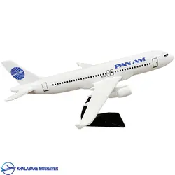 ماکت هواپیما ایرباس A320 هواپیمایی Pan Am سایز 45 سانتی