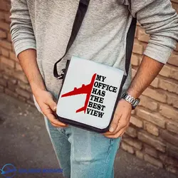 کیف دوشی طرح My office has the best view