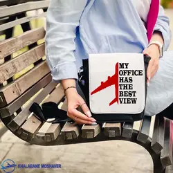 کیف دوشی طرح My office has the best view