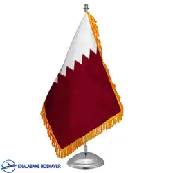 پرچم رومیزی کشور قطر