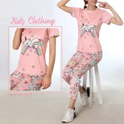 تیشرت شلوار دخترانه +لباس خونگی