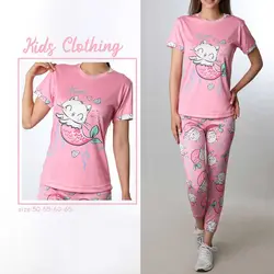 تیشرت شلوار دخترانه +لباس خونگی