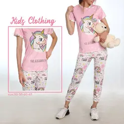 تیشرت شلوار دخترانه +لباس خونگی