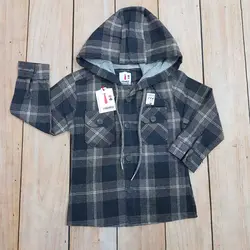 بلوز کلاهدار(هودی ) چهارخونه پشمی