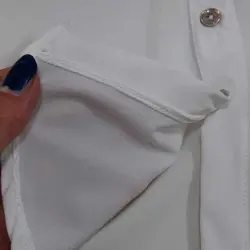 شومیز سفید مجلسی دخترانه