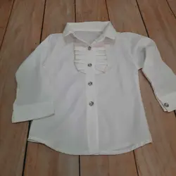 شومیز سفید مجلسی دخترانه