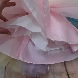 پیراهن دخترانه رنگین کمان برای تولد +مجلسی