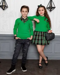 بلوز دویقه پشمی پسرانه