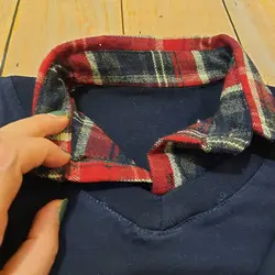 بلوز دویقه پشمی پسرانه