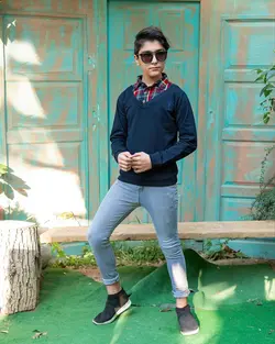 بلوز دویقه پشمی پسرانه