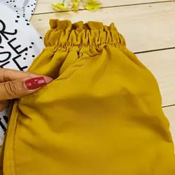 کراپ و شلوارک دخترانه آفتابگردان